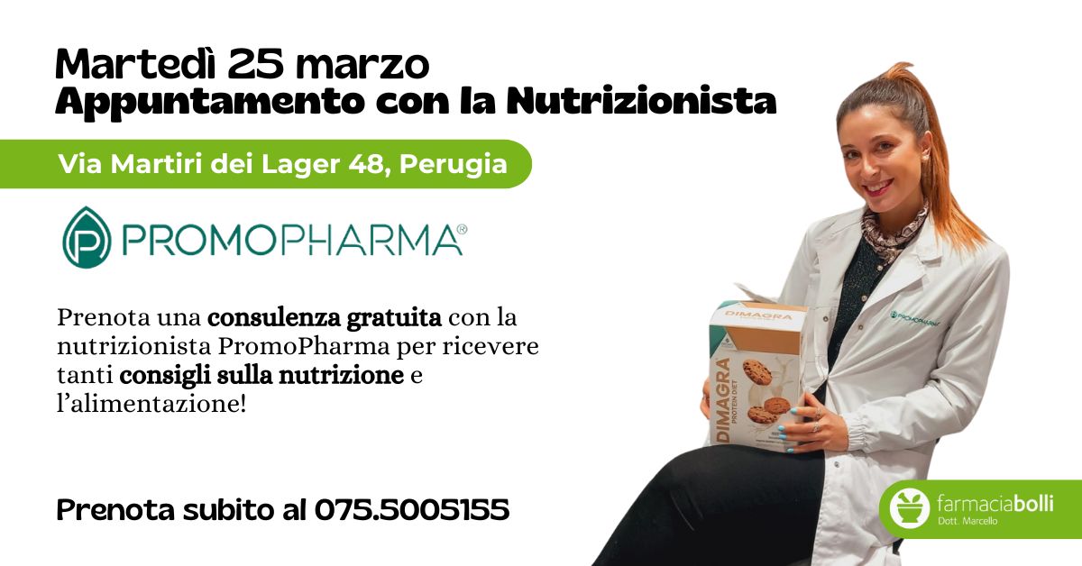 NUTRIZIONISTA IN FARMACIA